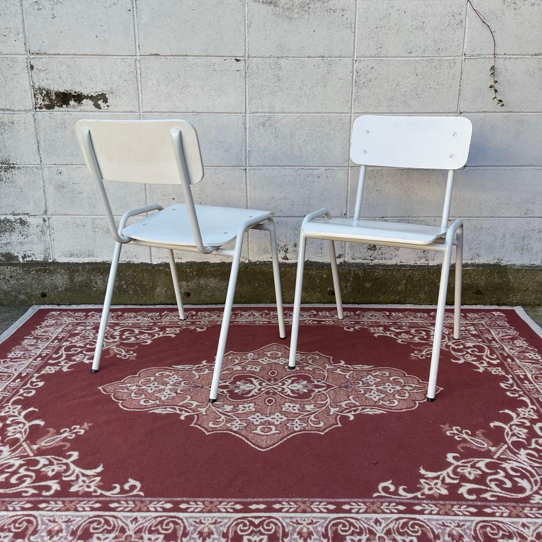 2点セット◾️ Francfranc フランフラン スタッキングチェア 椅子 B