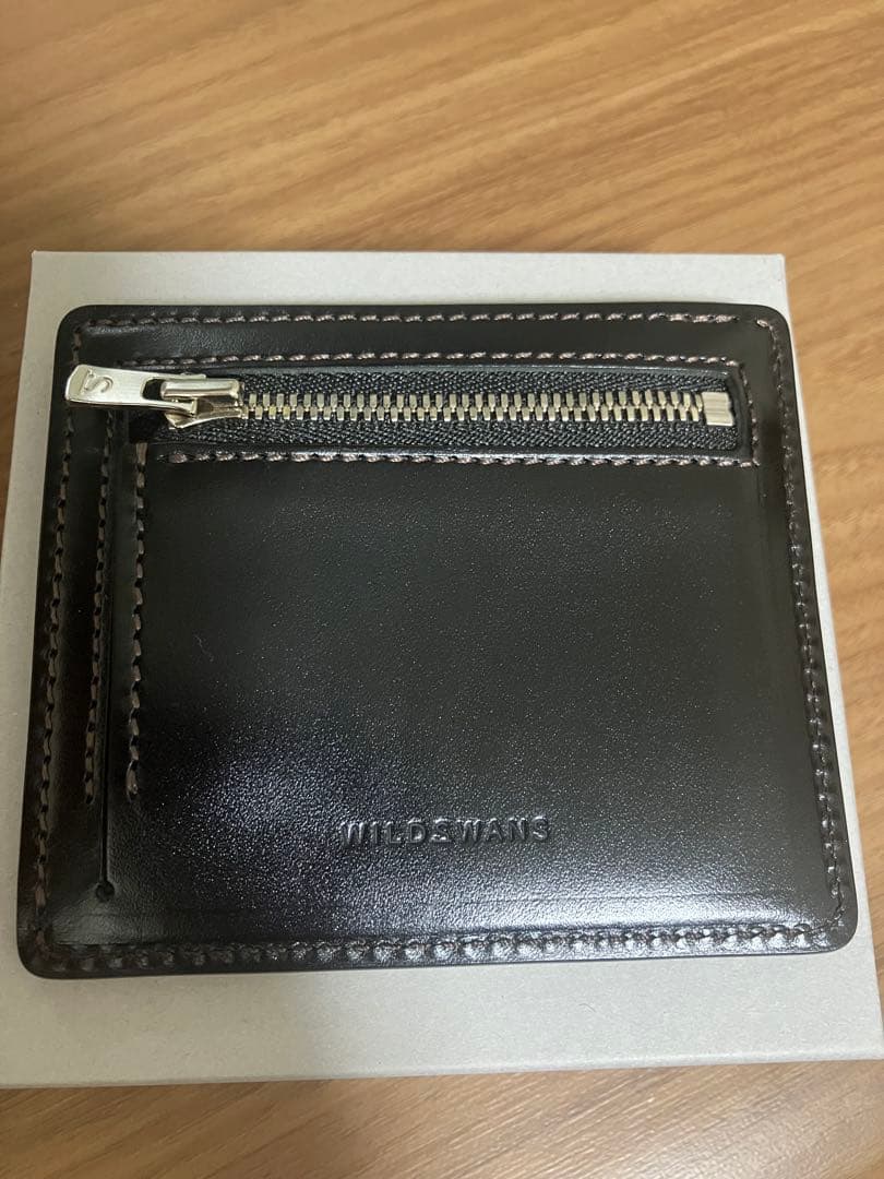 WILDSWANS ジップミニウォレット　サドルプルアップ