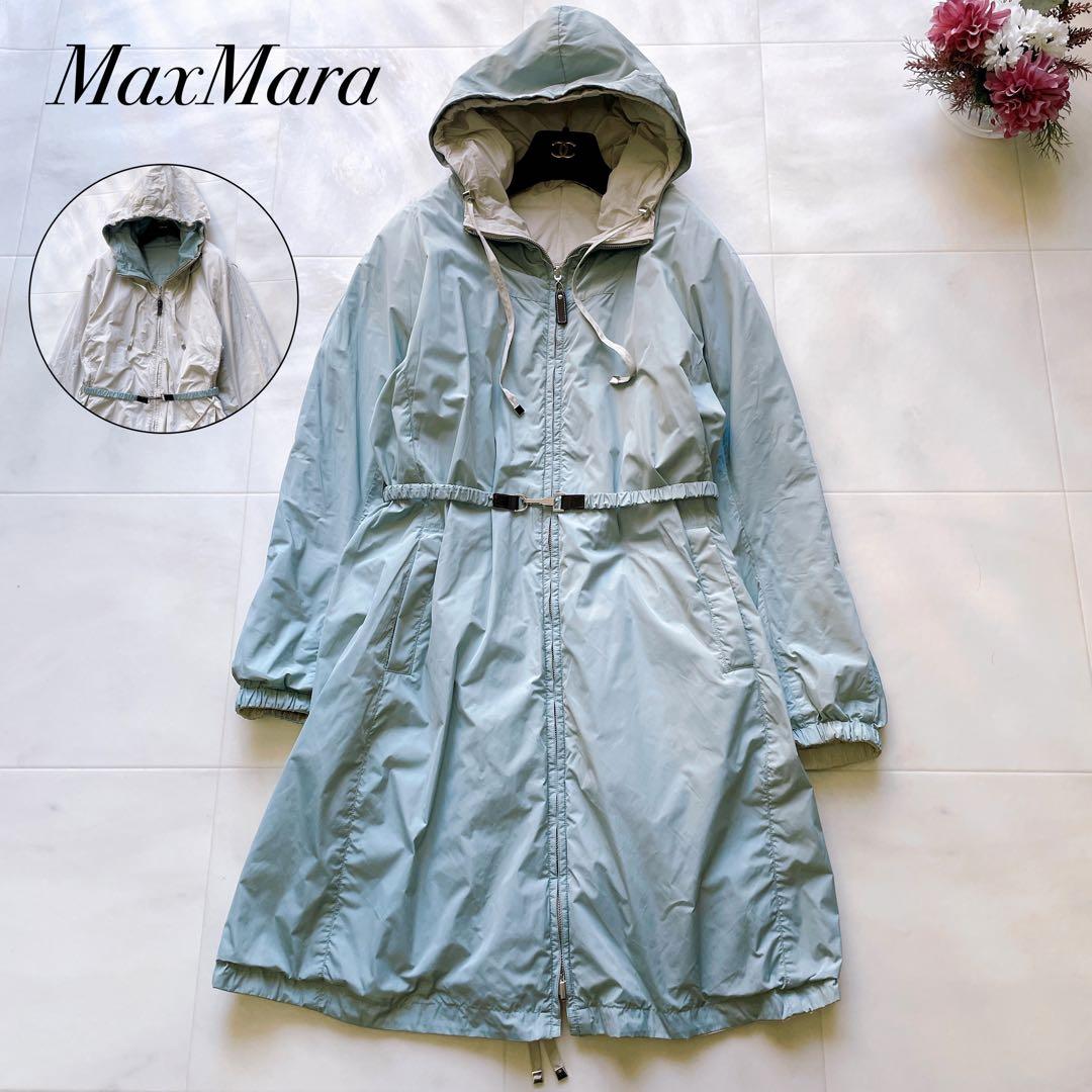 近年モデル✨マックスマーラ ナイロンコート リバーシブル 大きいサイズ 44