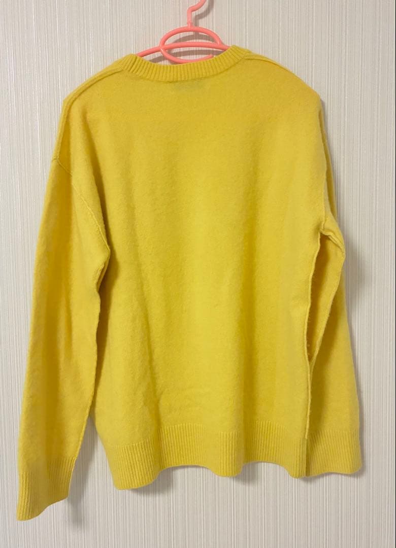TOMORROWLAND イエロー クルーネックセーター M カシミア 100%