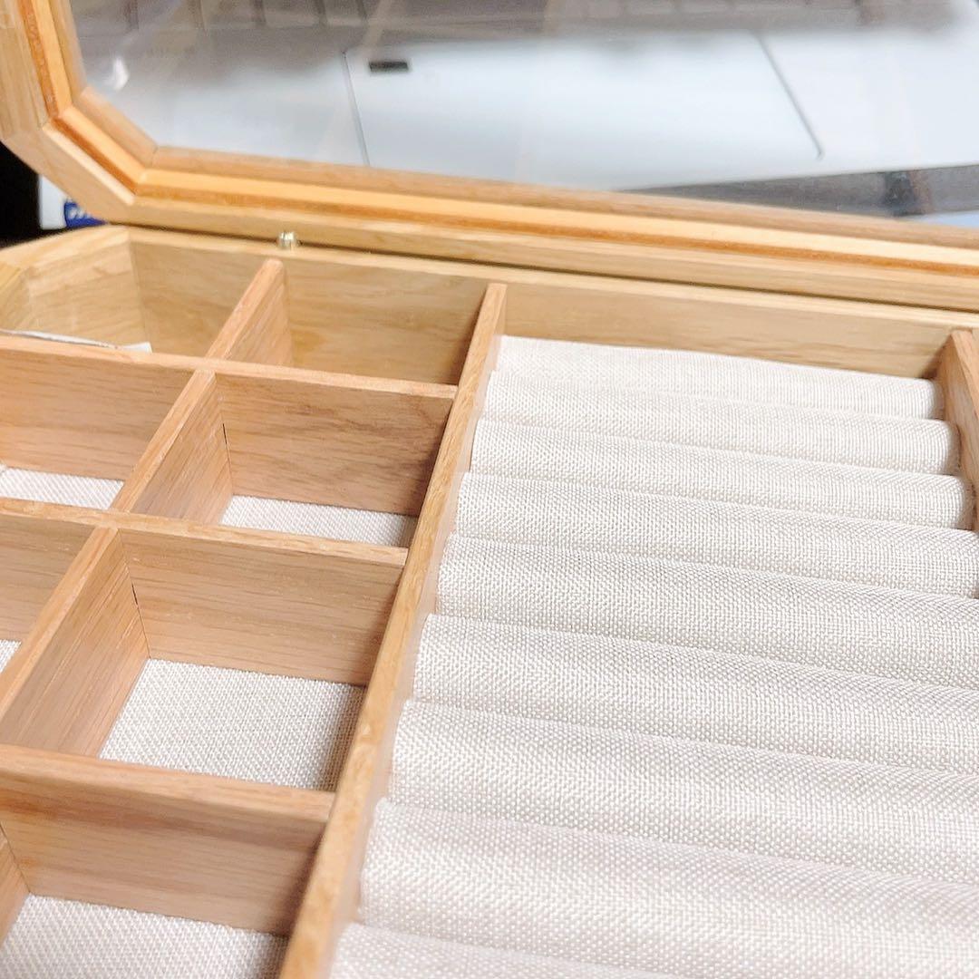 新品✏︎ ZARA  ウッドジュエリーボックス アクセサリーケース