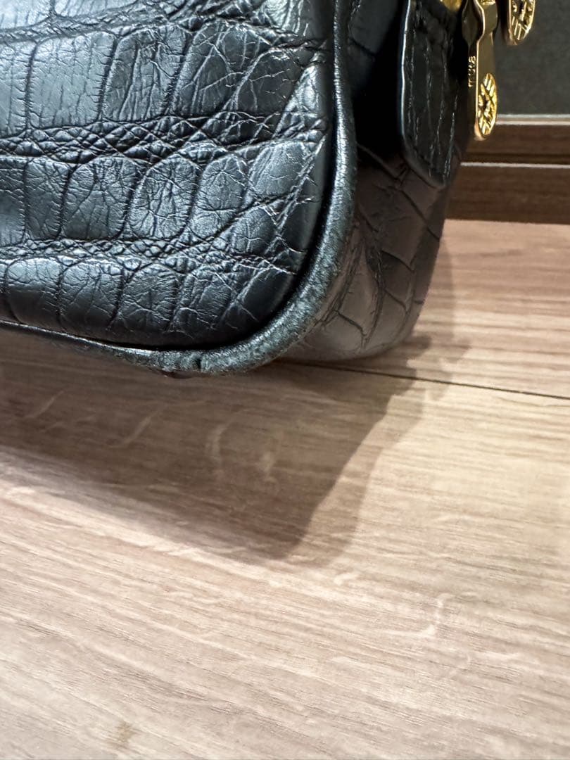 定価38.5万 muta MARINE マットクロコポーチ バッグ