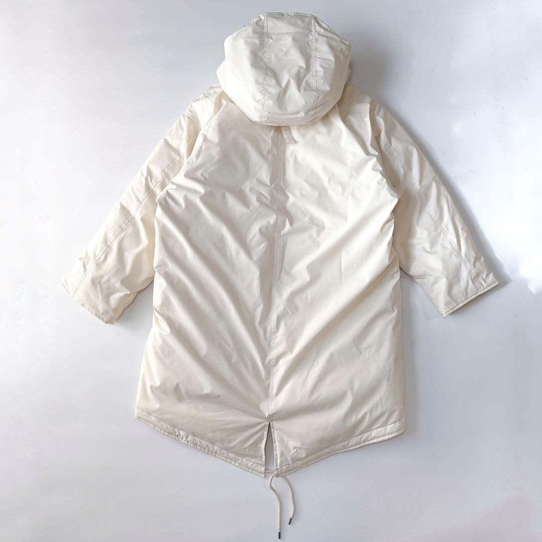 I*O様 美品⁑スピックアンドスパン　2024 撥水フーデッドダウンコート　ホワ
