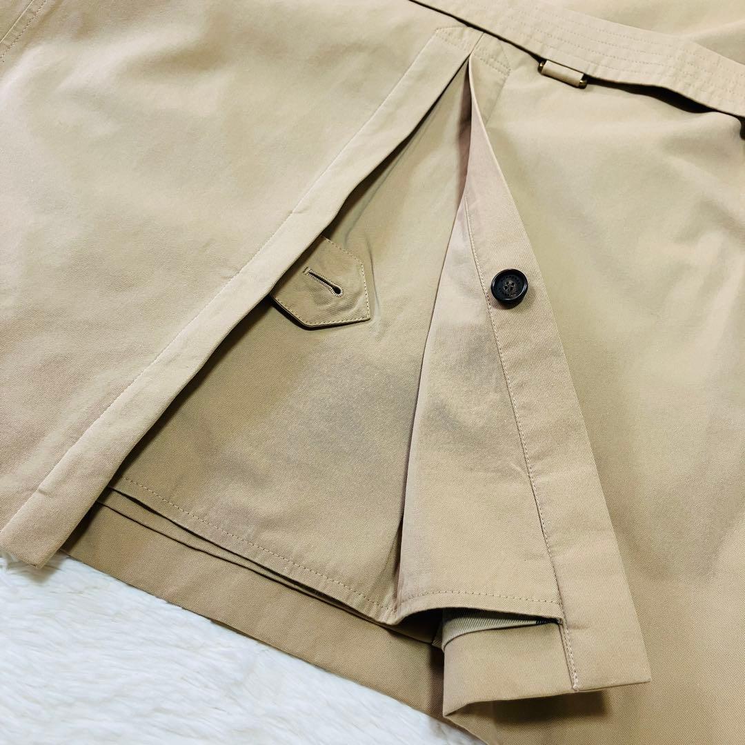 バーバリー ケンジントン トレンチコート メンズ ハニーベージュ コットン 美品