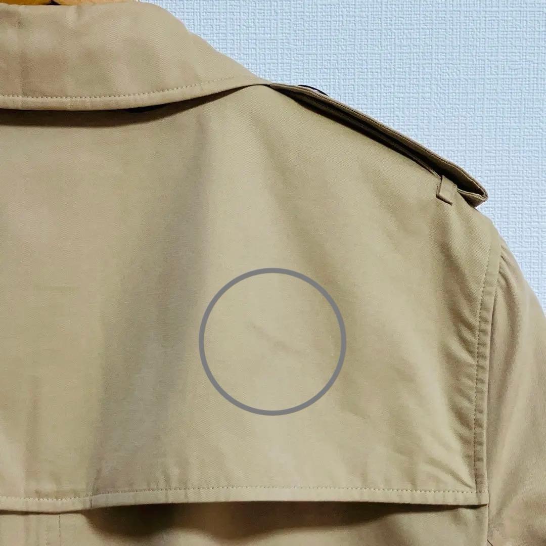 バーバリー ケンジントン トレンチコート メンズ ハニーベージュ コットン 美品