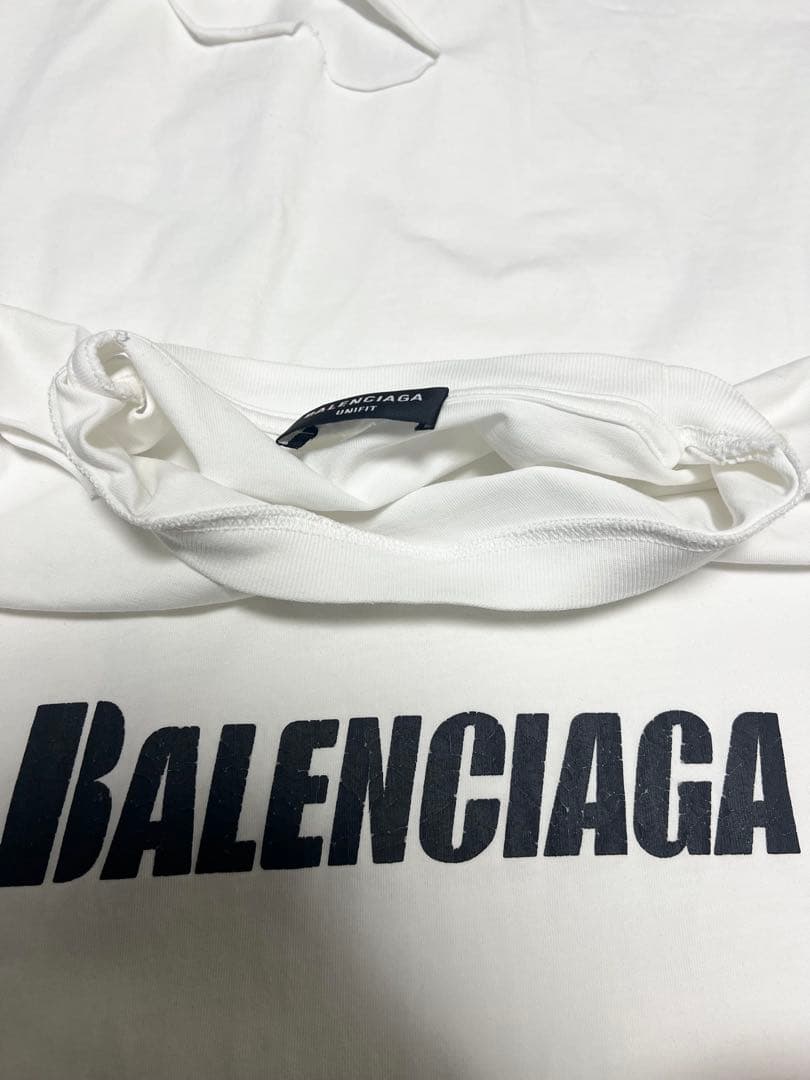 BALENCIAGA バレンシアガ 21SS デストロイオーバーサイズTシャツ