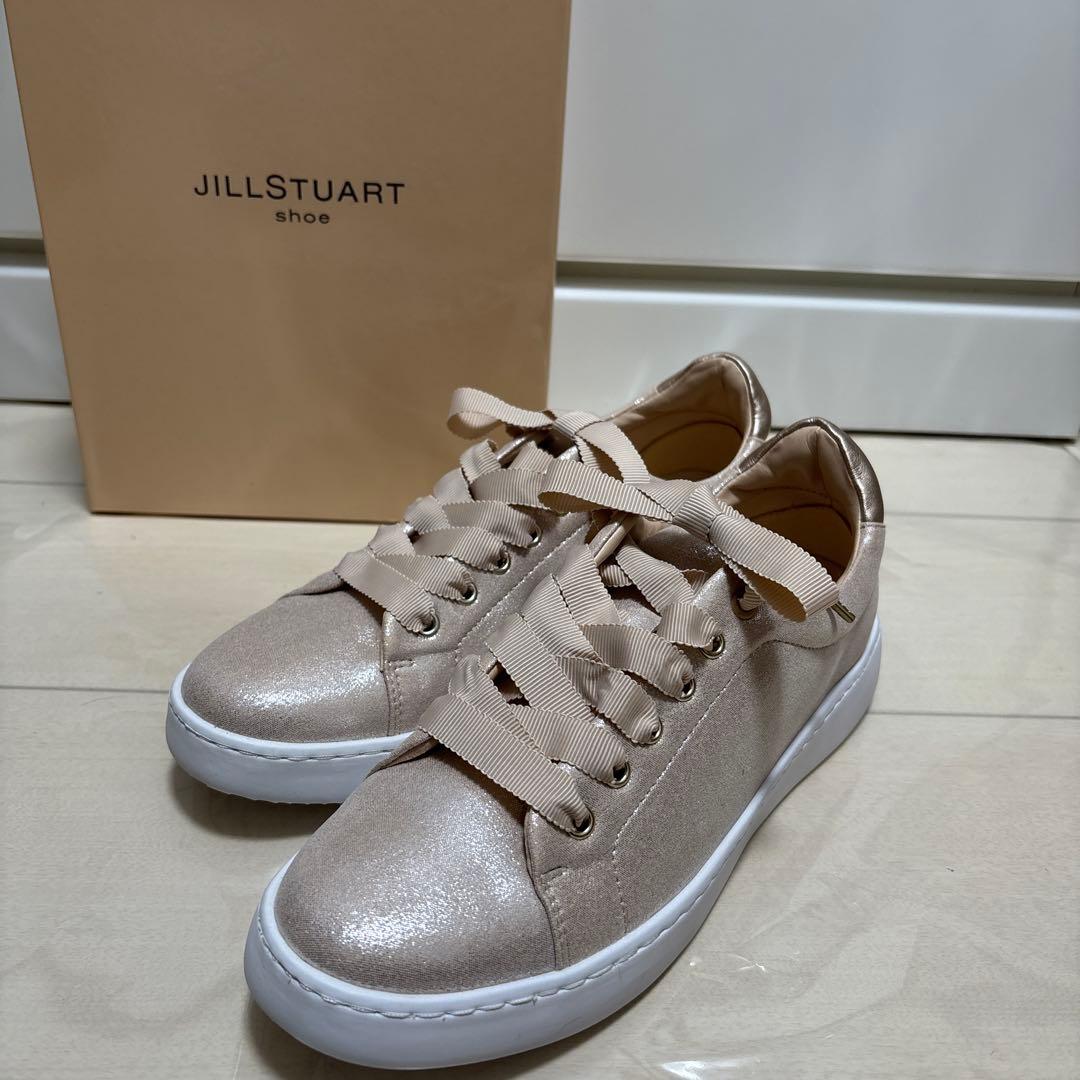にゃんティ JILL STUART シューズ　24㌢　ピンクゴールド