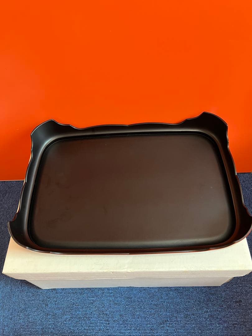 1391 屠蘇器　洗朱　四ッ揃　クッワ形　松台　松竹梅　未使用