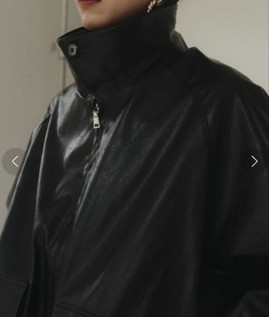 ❀ Knuth marf 【F】ラウンドスリーブフライトジャケット ❀