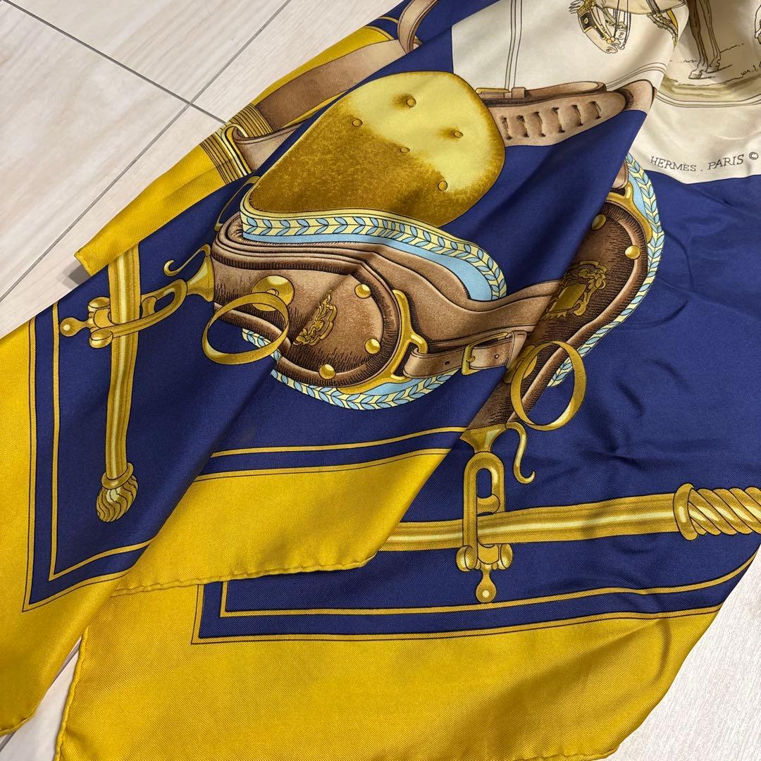 ヨ*ム様 HERMES エルメス スカーフ カレ90 ヴィンテージ