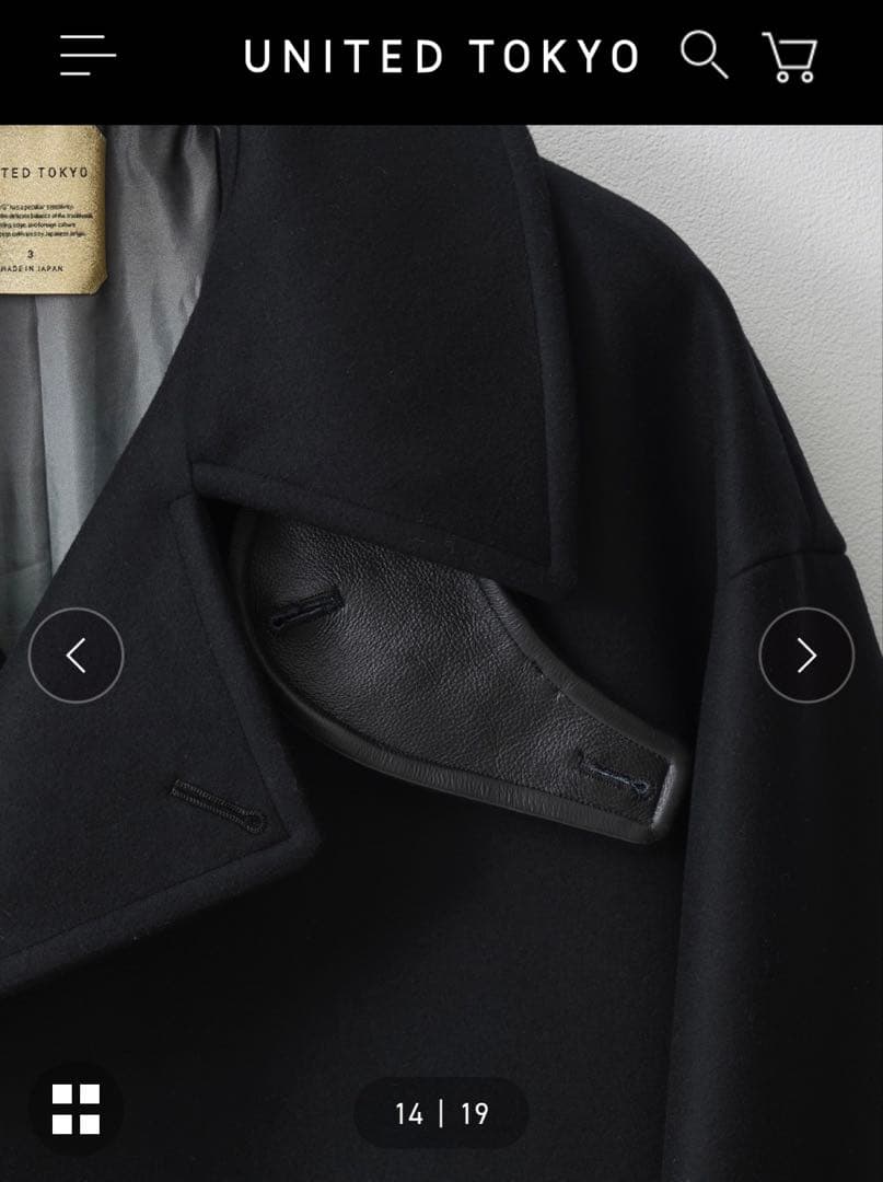 UNITED TOKYO ×EX Super180s メルトンコート 10周年