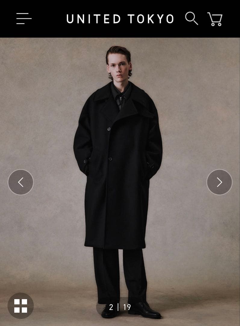 UNITED TOKYO ×EX Super180s メルトンコート 10周年