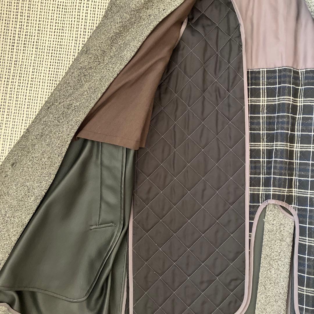 【vanquish3365】Ital Style グレーステンカラーコート