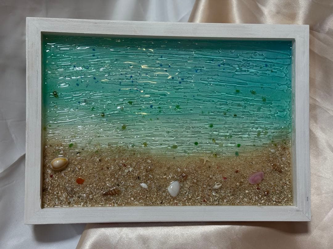 さざなみアート　A4サイズ(縦:約21cm×横:約29.5cm)