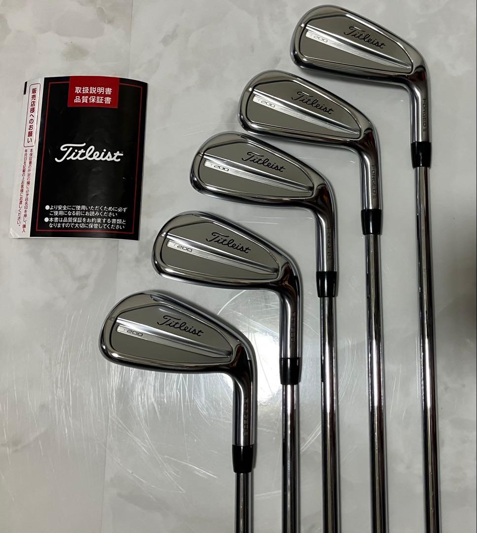 保証書付き 2023 Titleistタイトリスト T200 アイアンセット