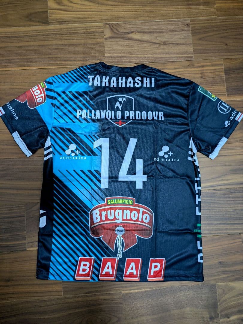 ★イタリア セリエA パドヴァ ユニフォーム　ゲームシャツ　髙橋藍　シャツ