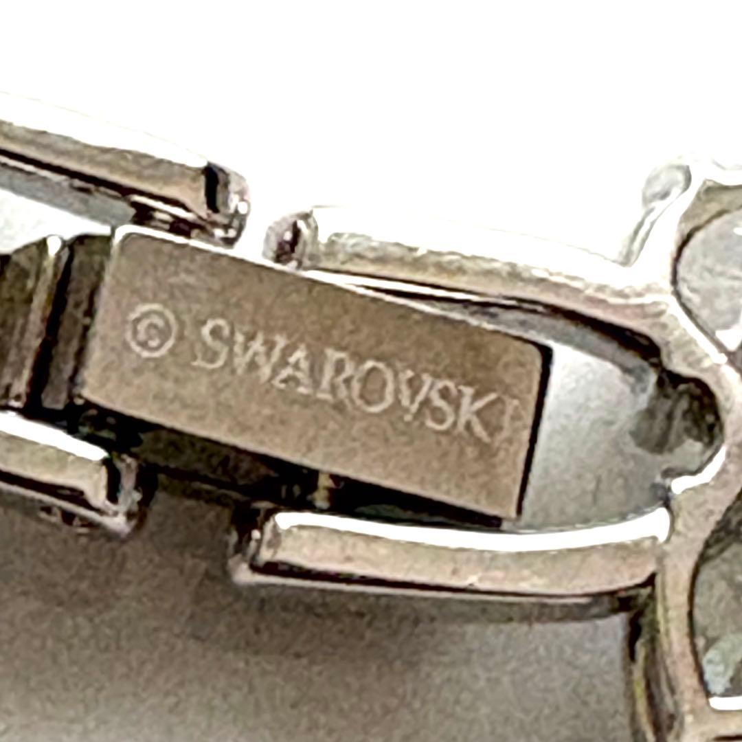 美品　スワロフスキー　テニスブレスレットデラックス　ミックス　箱付き　クリスタル