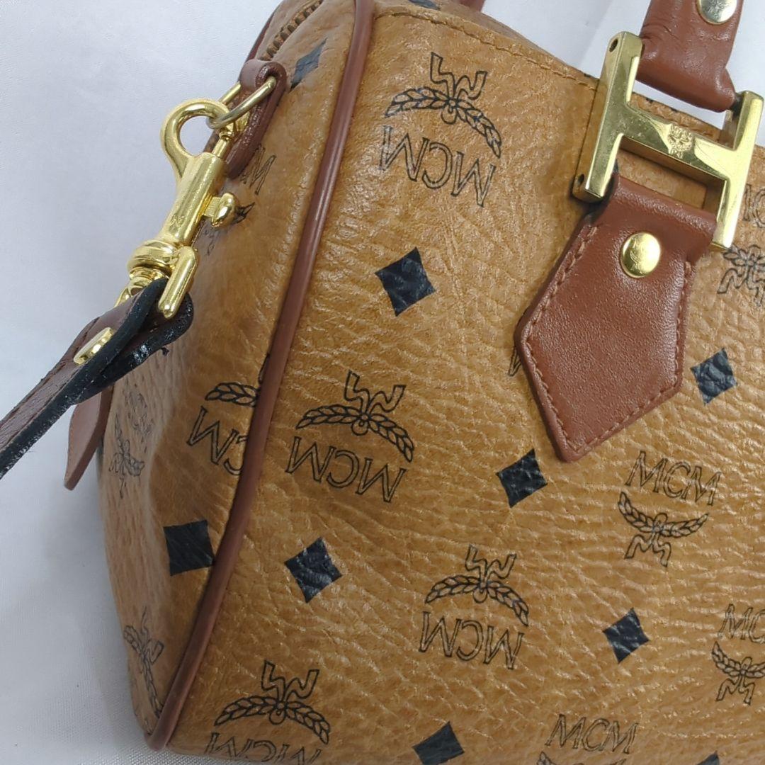 MCM エムシーエム ショルダー ミニボストンバッグ ヴィセトス