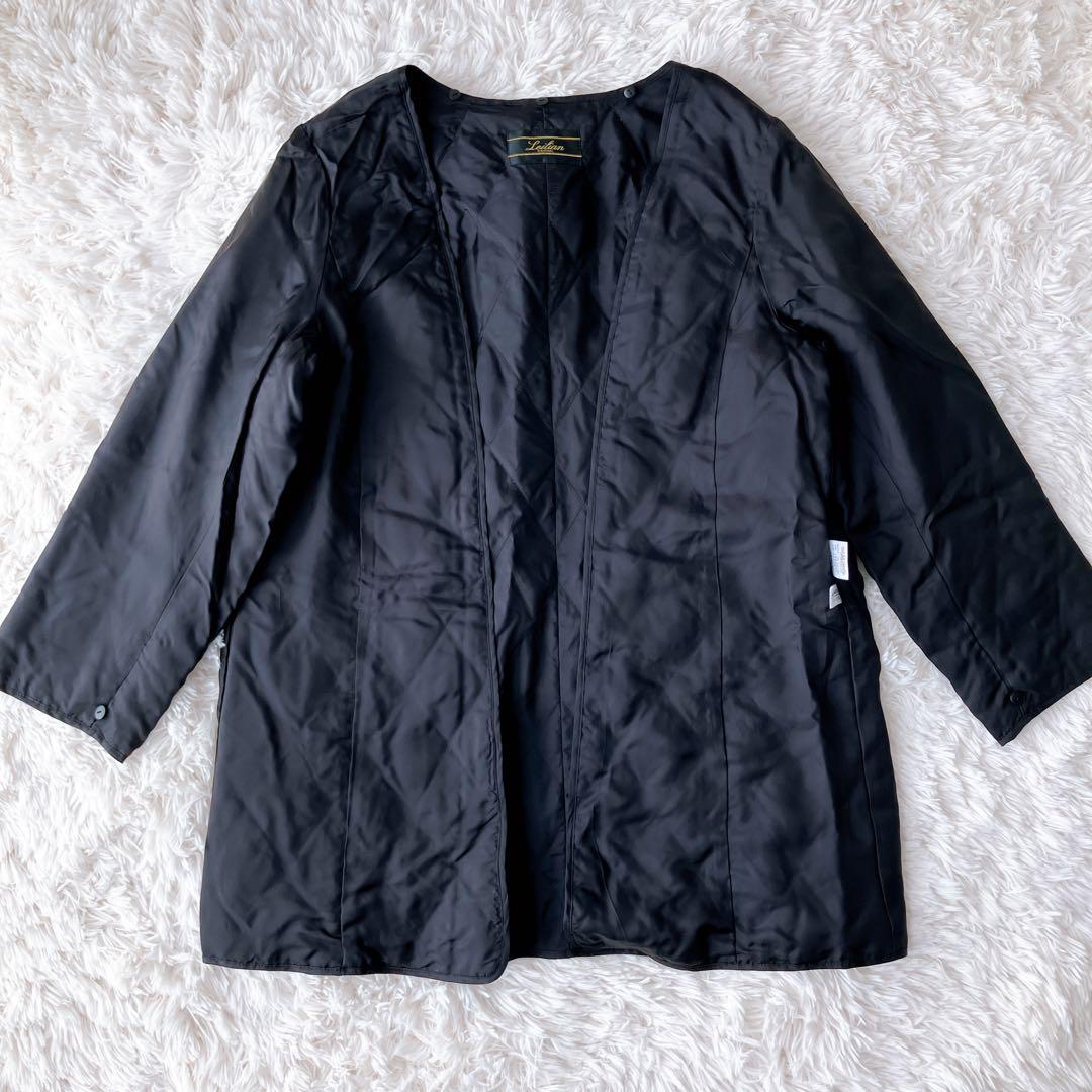 Leilian レリアン コート ダウンライナー フォックスファー LL