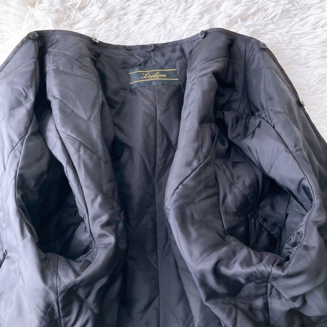 Leilian レリアン コート ダウンライナー フォックスファー LL