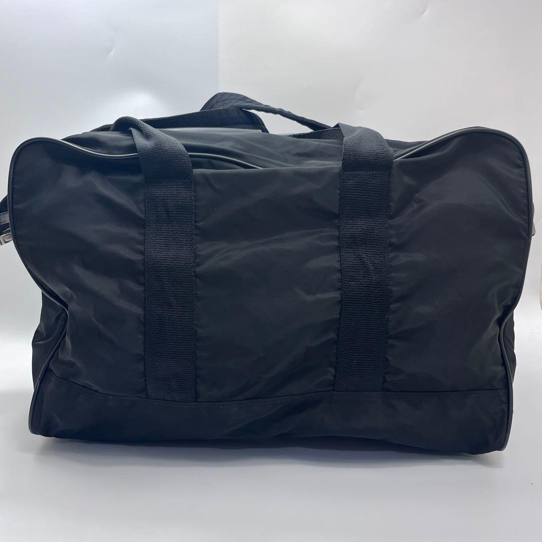 PRADA プラダ 三角ロゴ 2way ボストンバッグ ナイロン ブラック