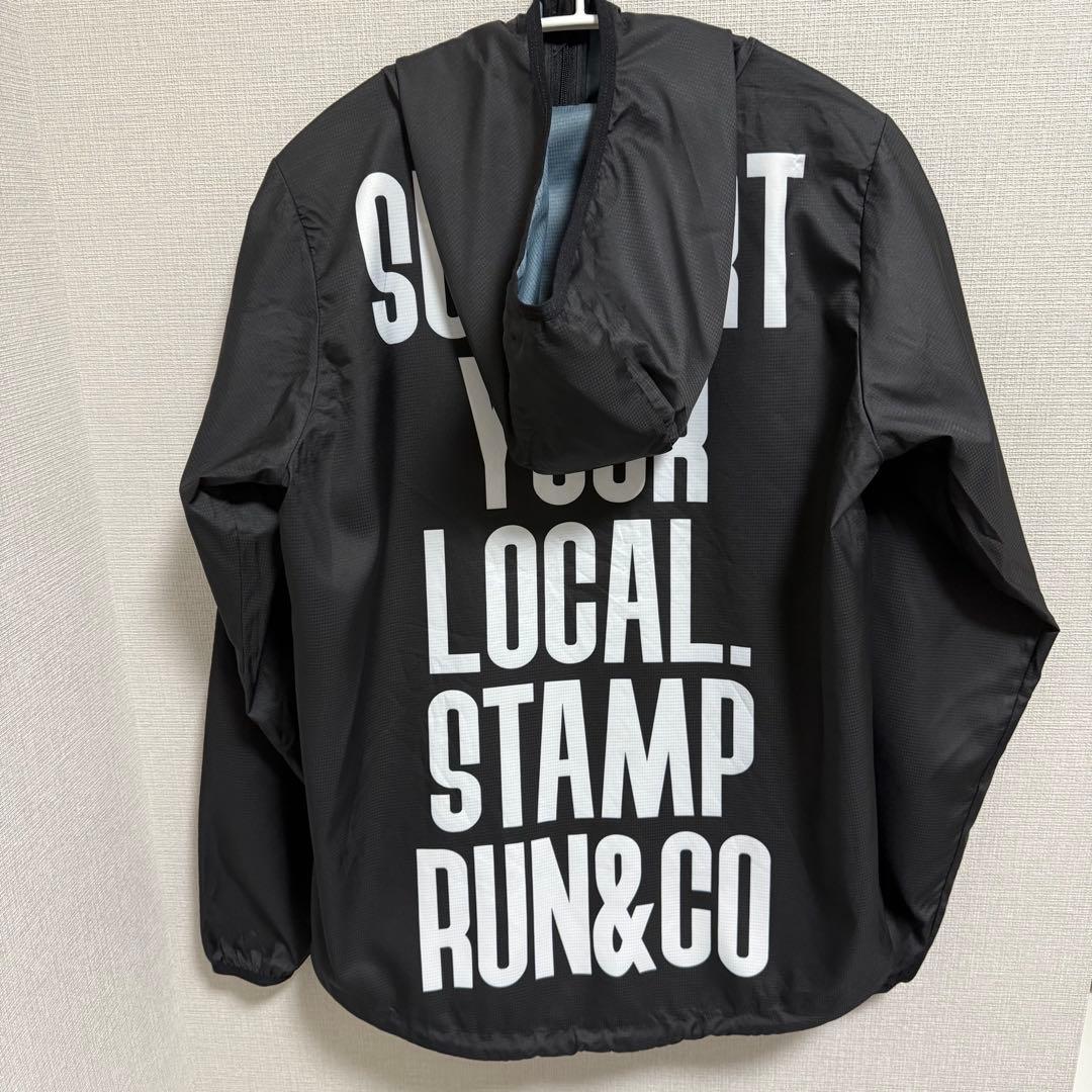 STAMP RUN&CO フード付きウィンドブレーカー 美品