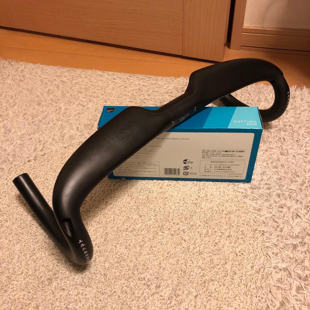 TNI エアロファースト　カーボンハンドルバー　幅400mm