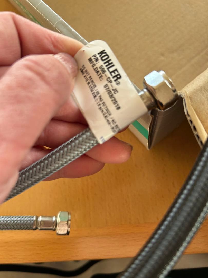 Kohler 浄水器用水栓 クローム仕上げ