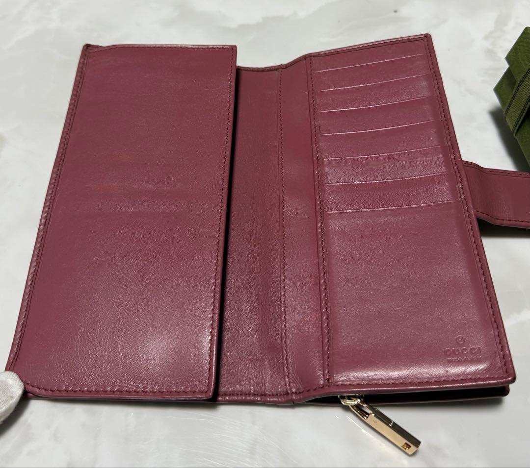 美品‼️ GUCCI グッチシマ 長財布 GG インプリメ ピンク