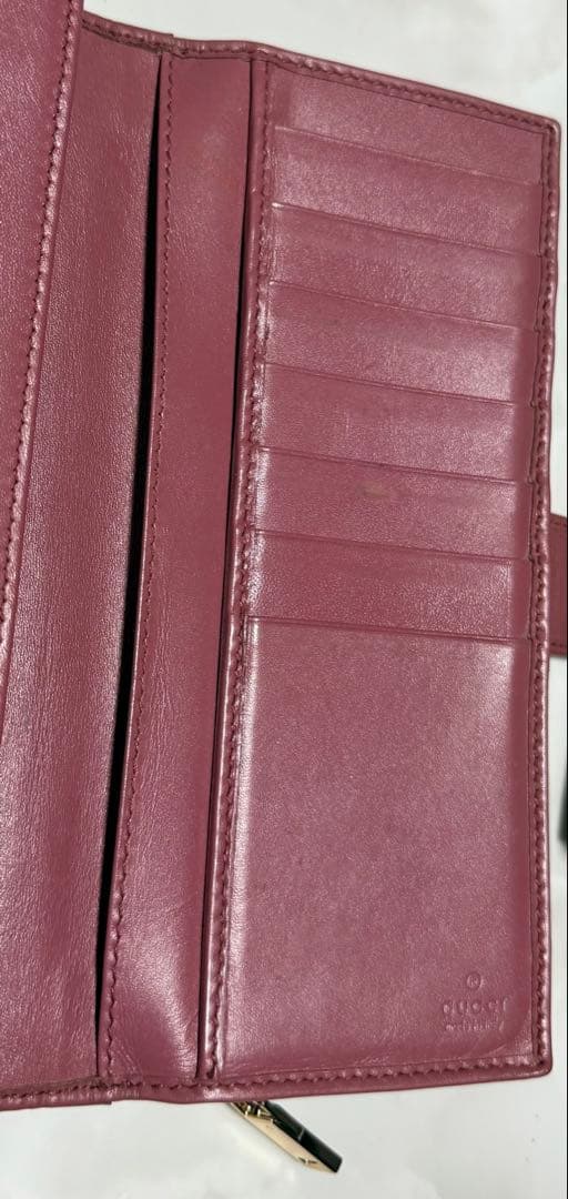 美品‼️ GUCCI グッチシマ 長財布 GG インプリメ ピンク