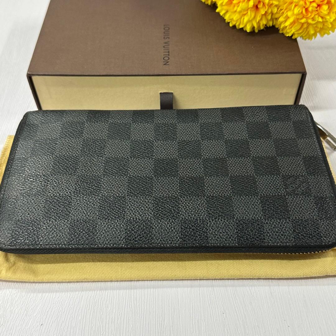 ルイヴィトン　ダミエ　財布　長財布　ジッピーウォレット　オーガナイザー