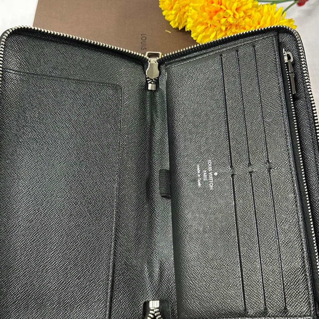 ルイヴィトン　ダミエ　財布　長財布　ジッピーウォレット　オーガナイザー