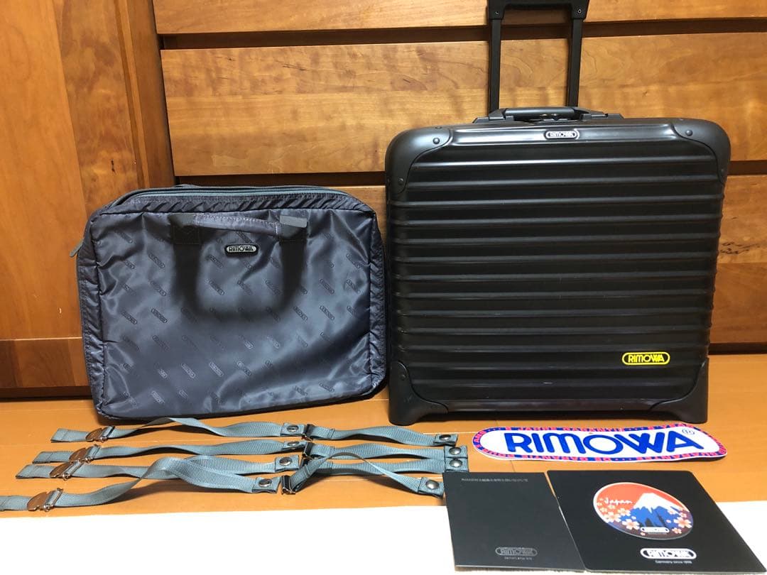 ☆美品☆RIMOWA リモワ　ステルス　ビジネストロリー2輪　　23L-28L