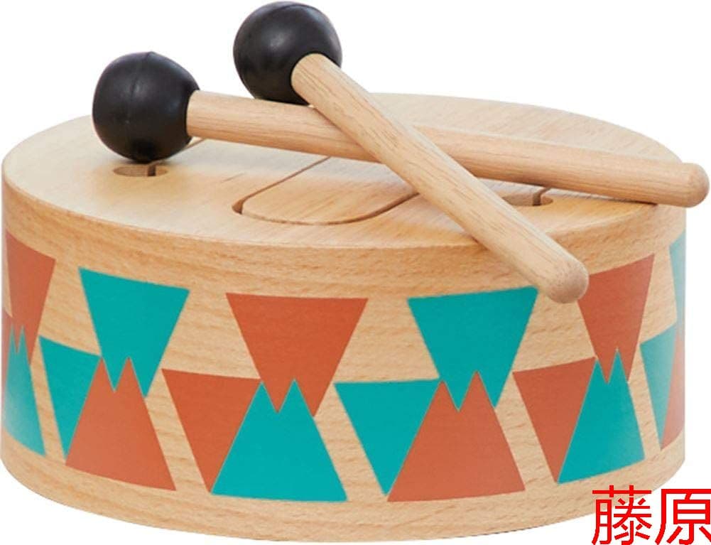 木のおもちゃ 太鼓 ドラム 楽器 打楽器 音楽 出産祝い 音の出るおもちゃ}