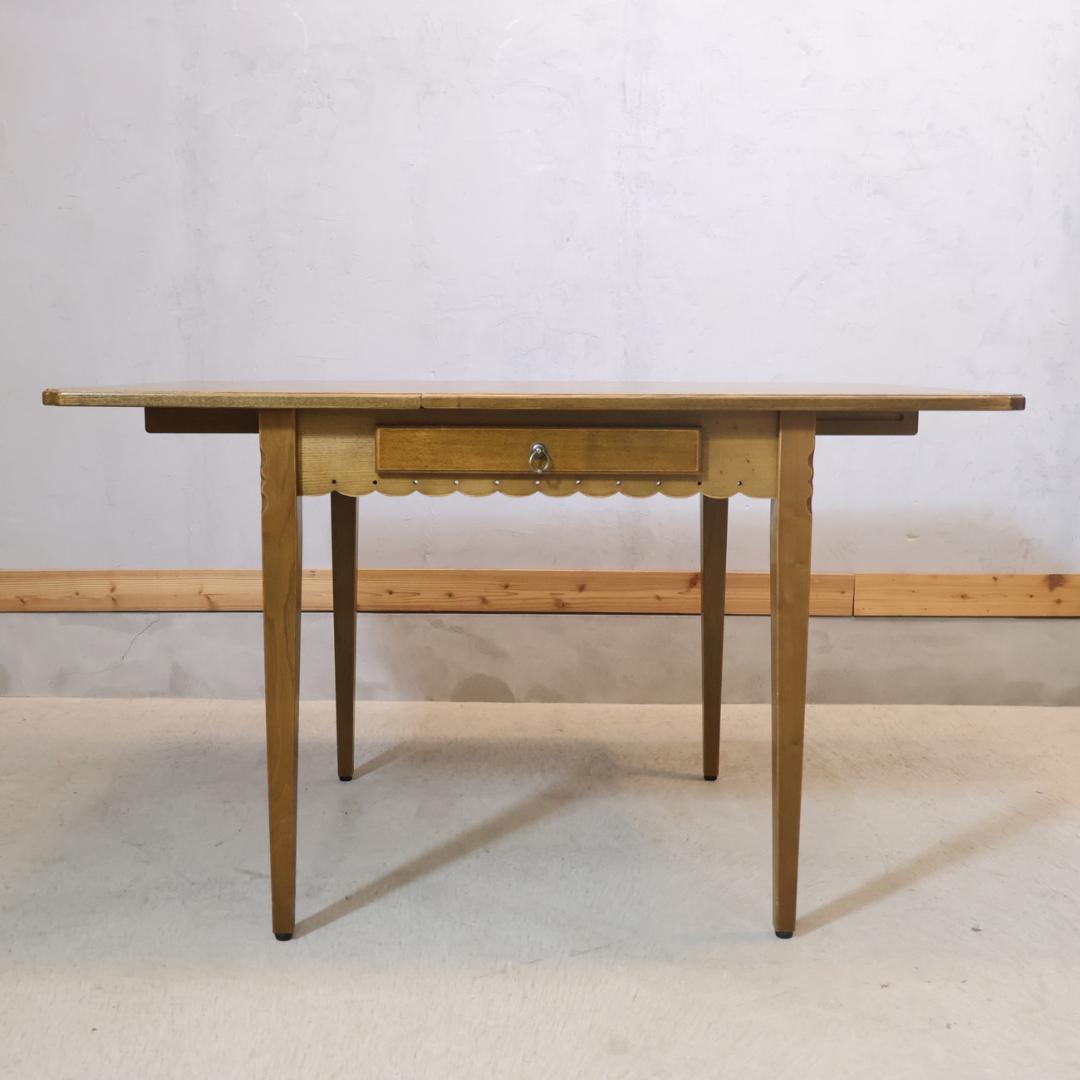 パリの雑貨屋 バタフライテーブル ダイニングテーブル 伸長式 アンティーク調