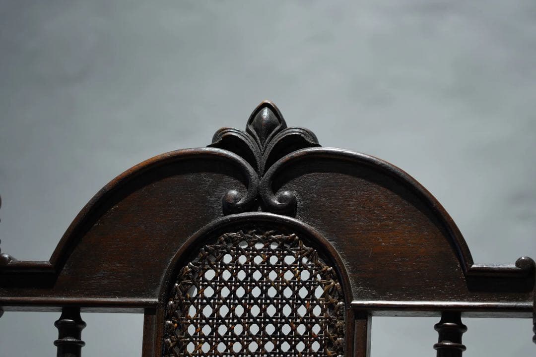 ドクターチェア　大正時代　アンティーク　Japanese antique 張替済