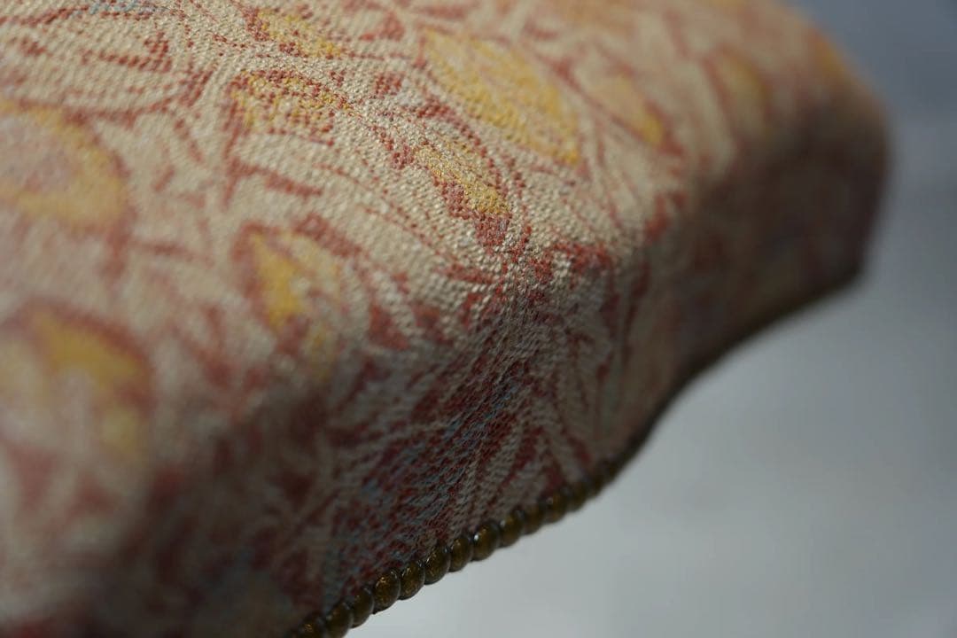 ドクターチェア　大正時代　アンティーク　Japanese antique 張替済