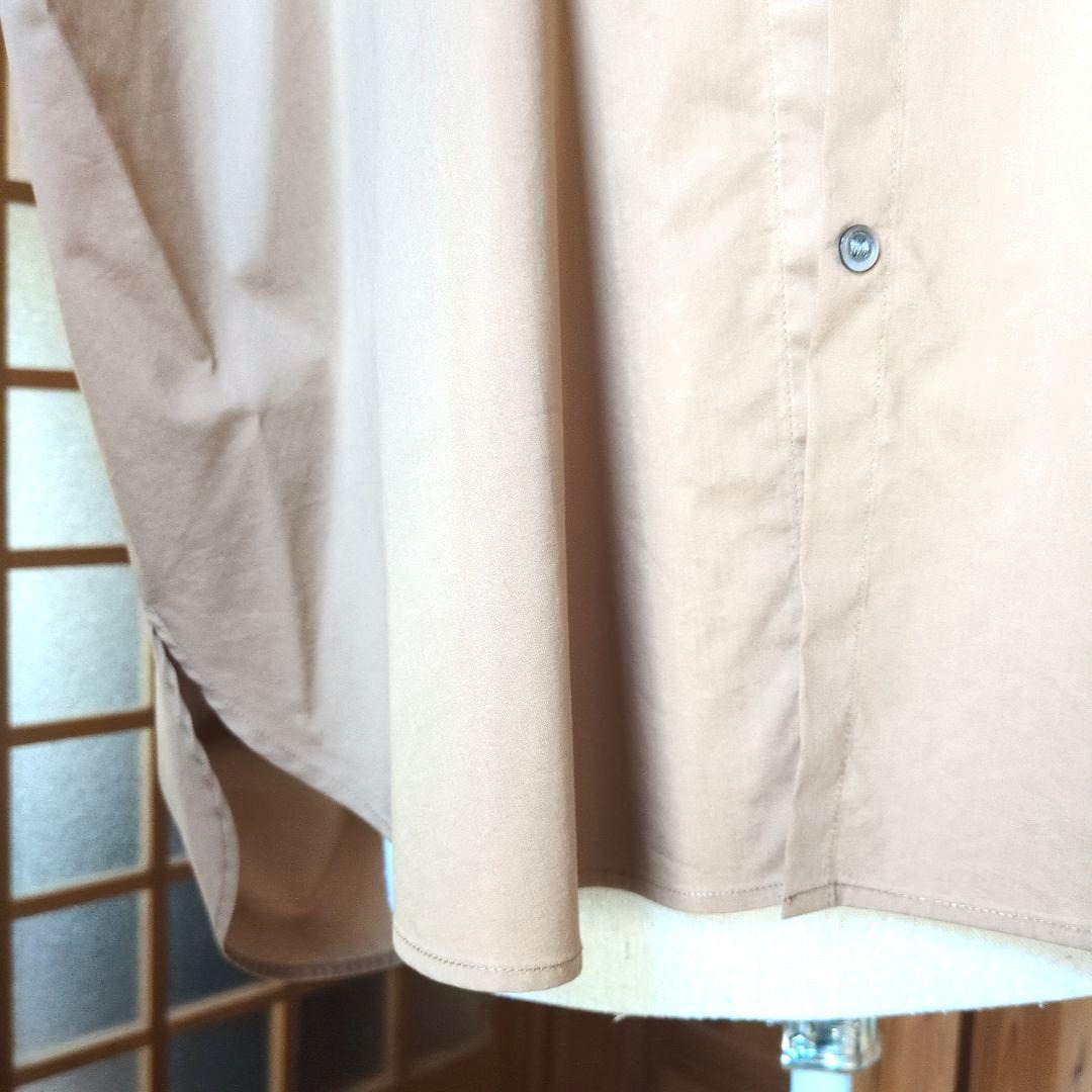 未使用品　ルーニィ♥フレンチスリーブシャツ　ブラウン　36