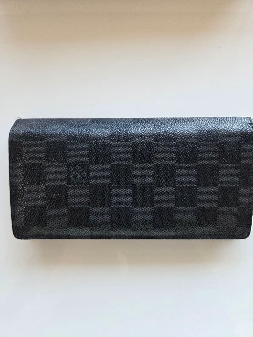 Louis Vuitton ヴィトン メンズ 長財布 ダミエ 黒 正規品値下げ