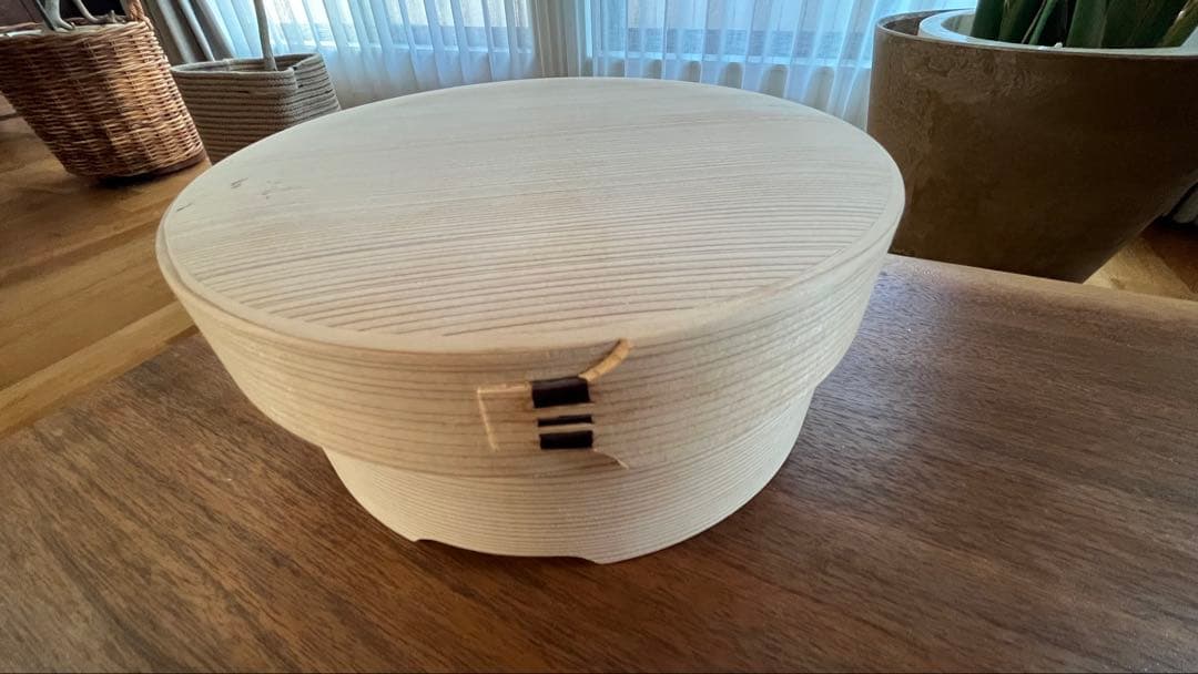 ★美品　栗久　曲げわっぱ　おひつ3合定価5万5千円★