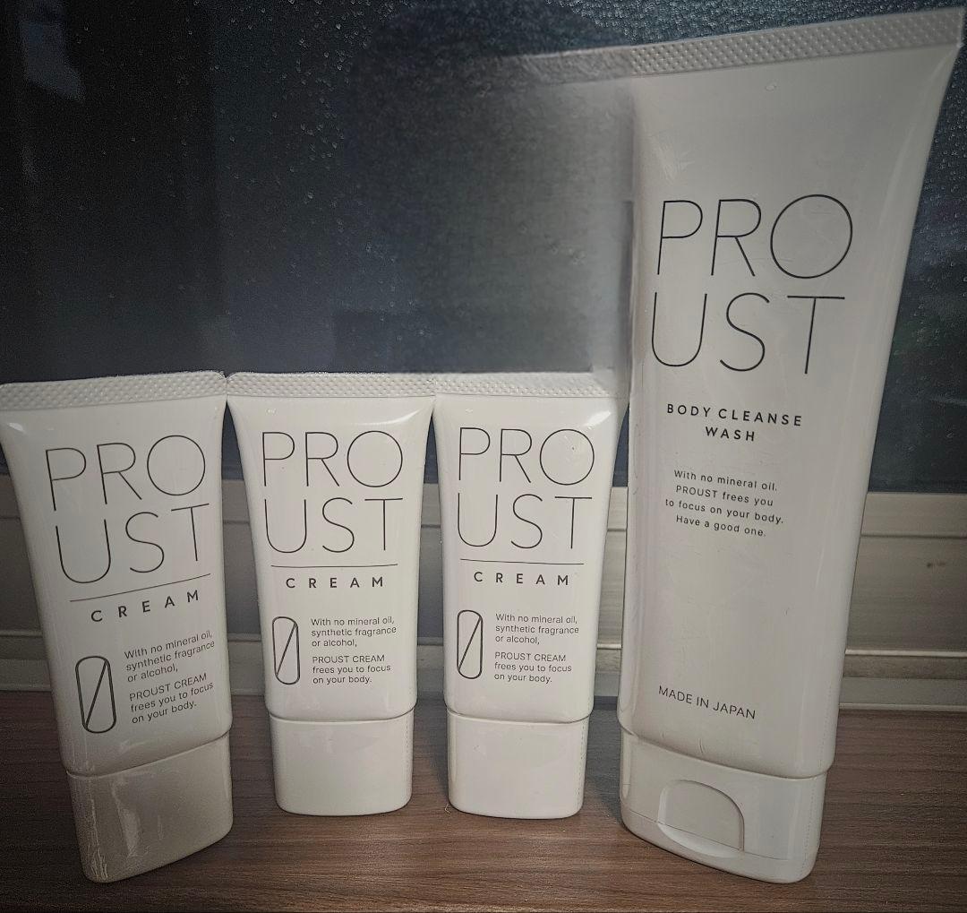 【新品•未使用】プルーストクリーム30g 3本　ボディクレンズウオッシュ