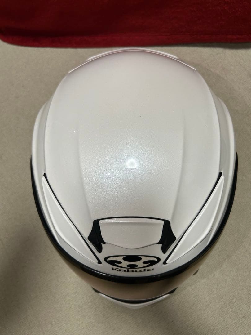 【ブルーミラーシールド付き】OGK KABUTO SHUMA Lサイズ　ホワイト