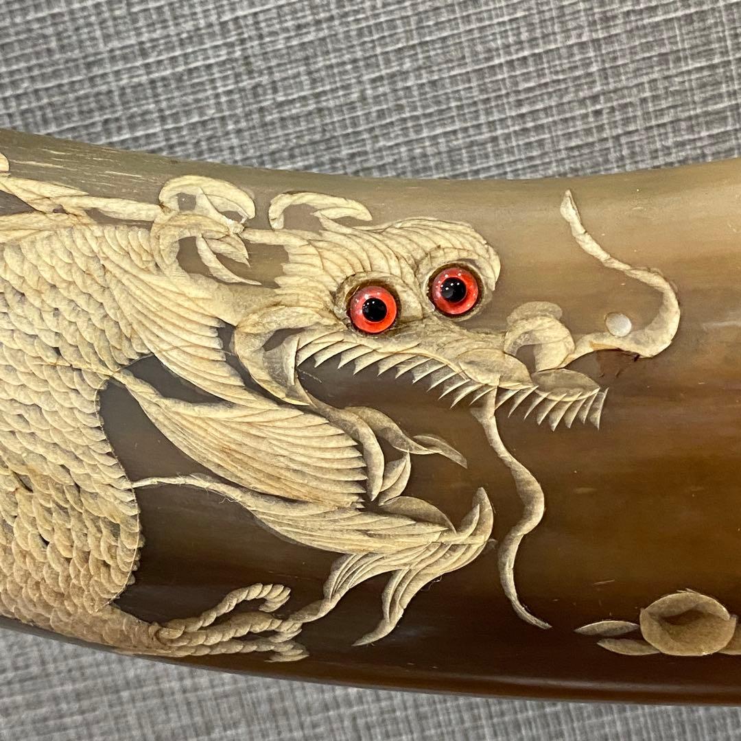 水牛の角　置物　インテリア