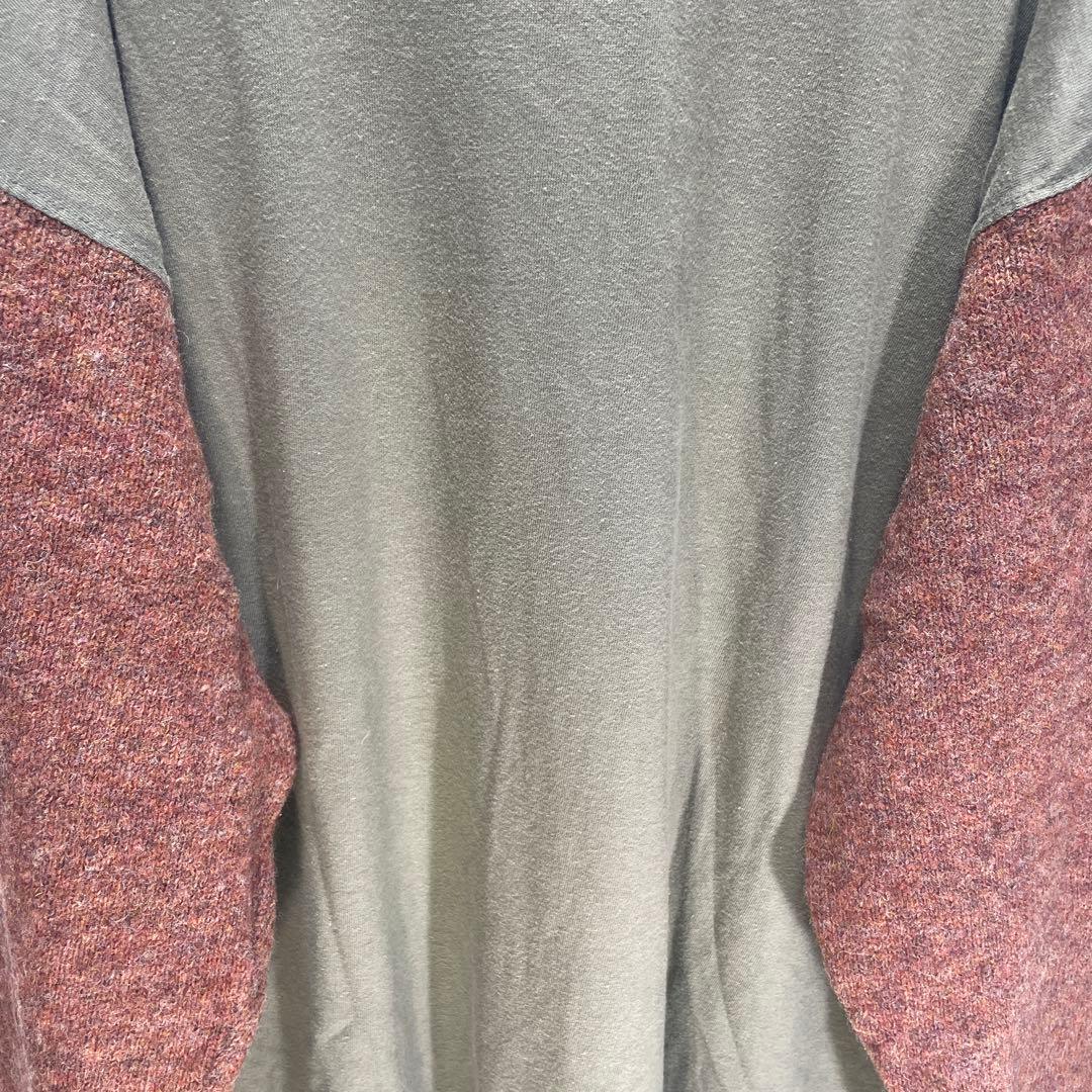 90S コムデギャルソン　銀タグ　田中オム　袖ニット　カットソー