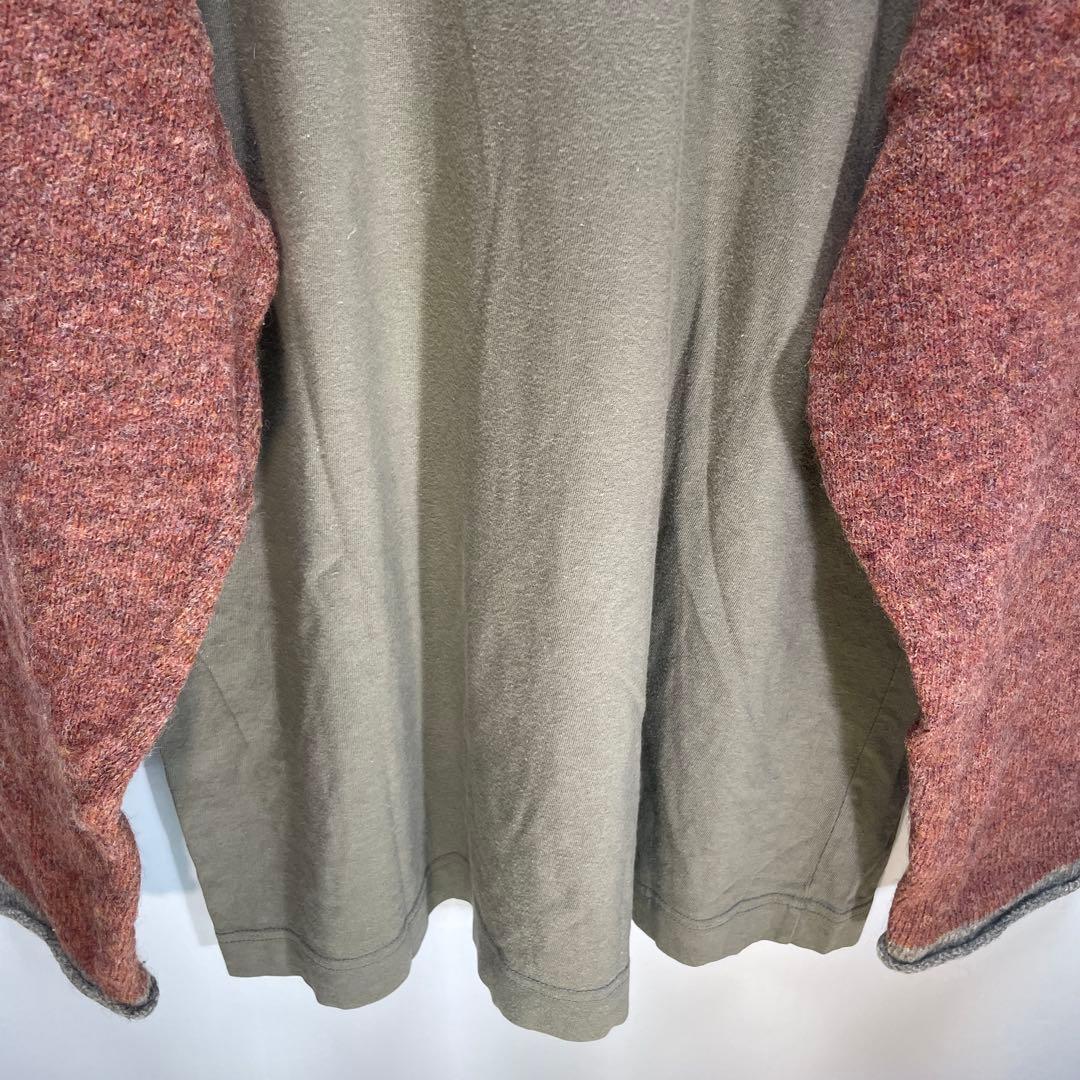 90S コムデギャルソン　銀タグ　田中オム　袖ニット　カットソー