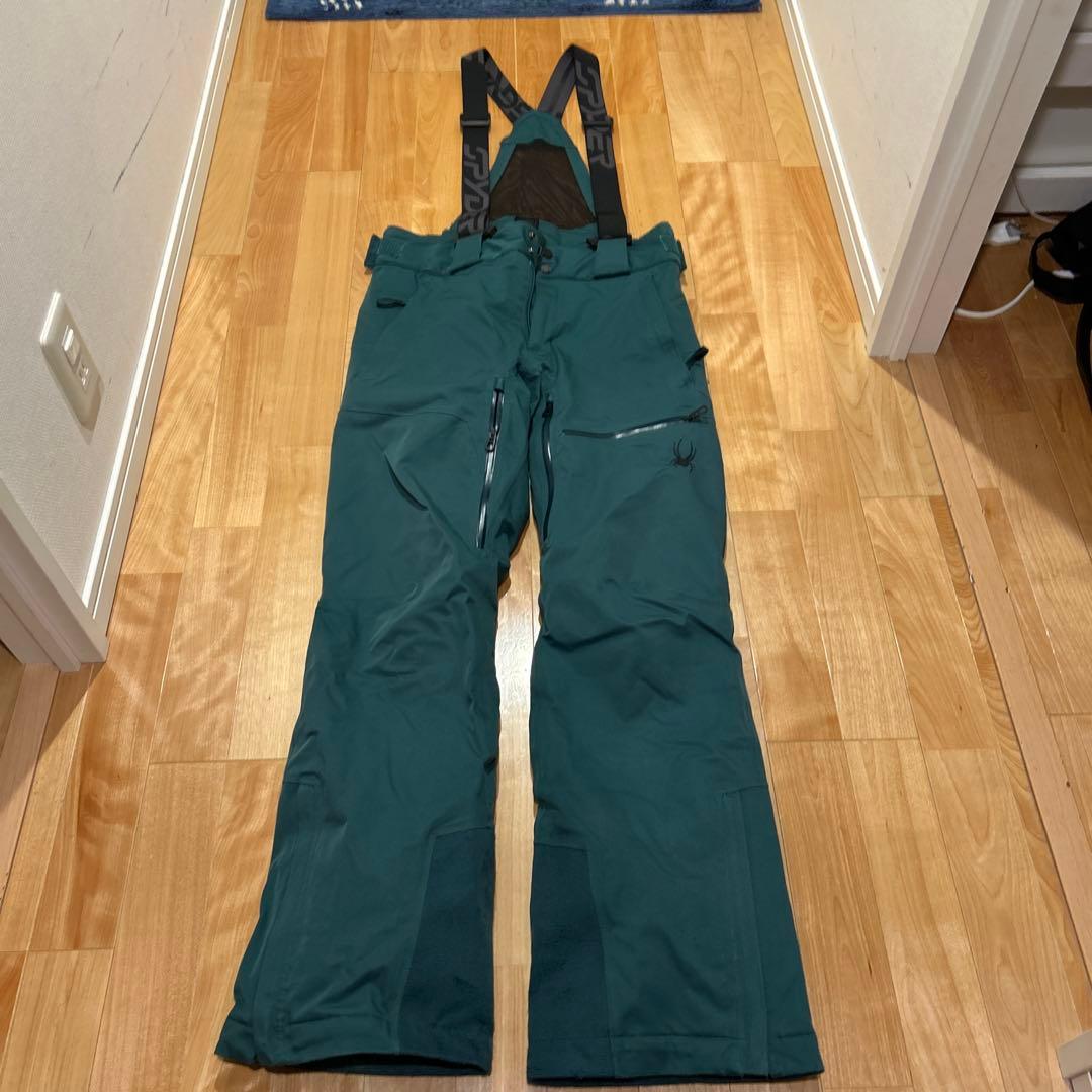 Spyder スキーウェア ダークグリーン（ズ ボン）クリーニング済み