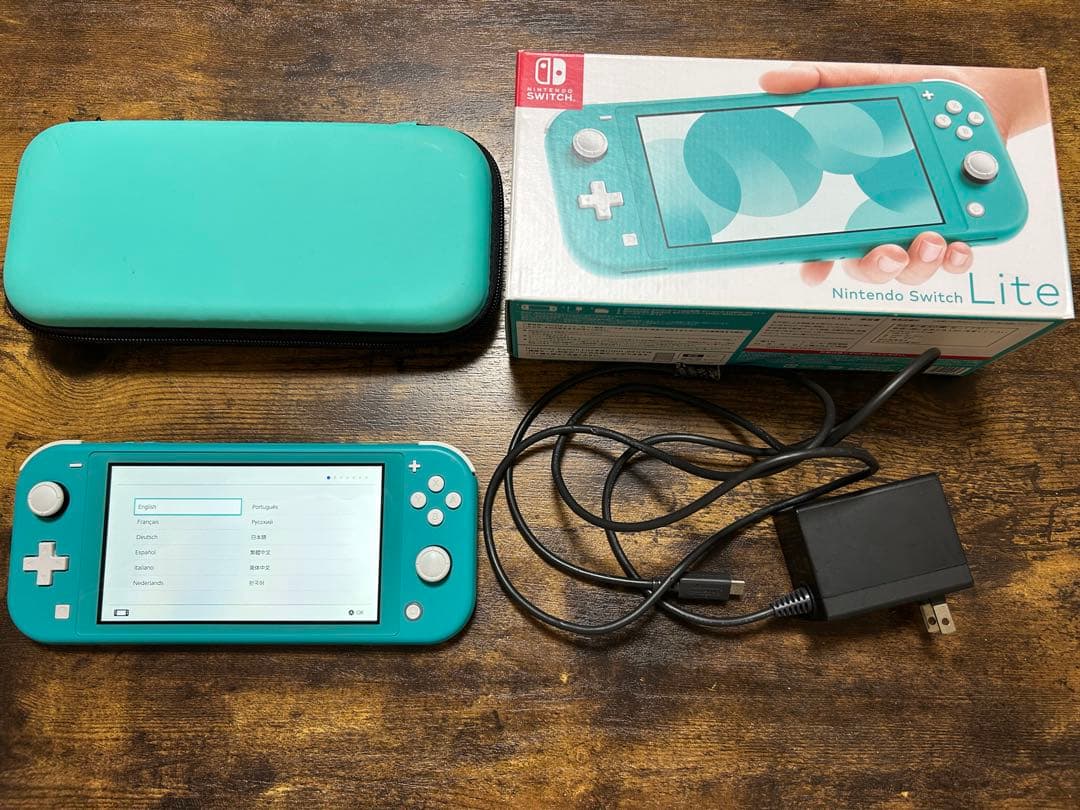 Nintendo switch lite ターコイズ