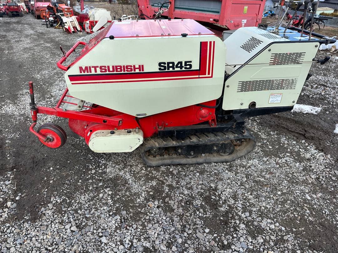 農機 三菱SR-45-W 自走式ロールベーラー リコイル式