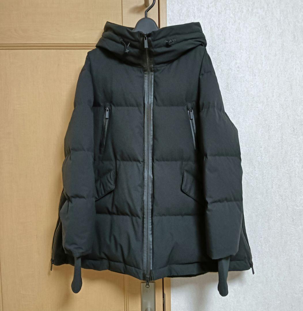 ナノユニバース　西川ダウン ソロテックス Aラインダウン　BLACK　Sサイズ