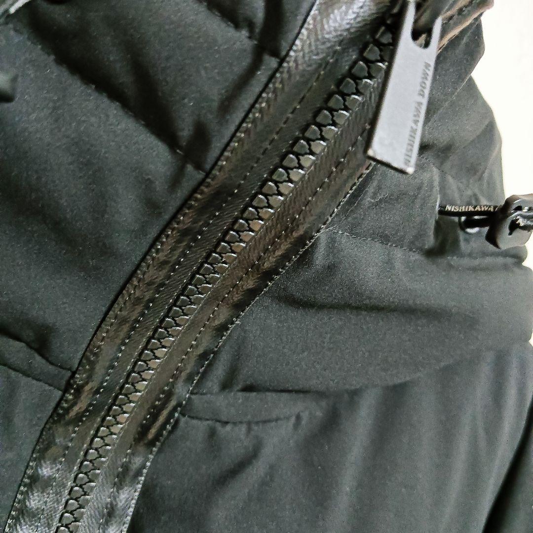 ナノユニバース　西川ダウン ソロテックス Aラインダウン　BLACK　Sサイズ